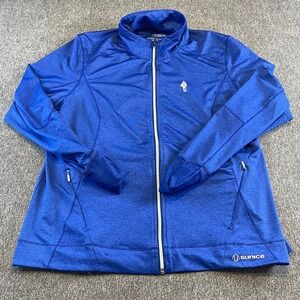 Sunice Full Zip Jacket Athletic‎ Training Thumb Holes Blue XL